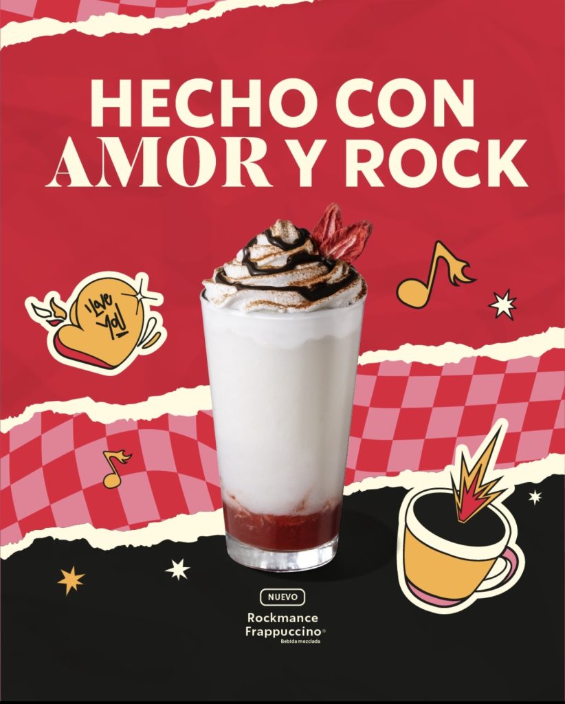 Celebra este Día de San Valentín con el Starbucks® Rockmance Frappuccino®